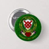 Blake Irish Shield & Claddagh Button (Vorne & Hinten)