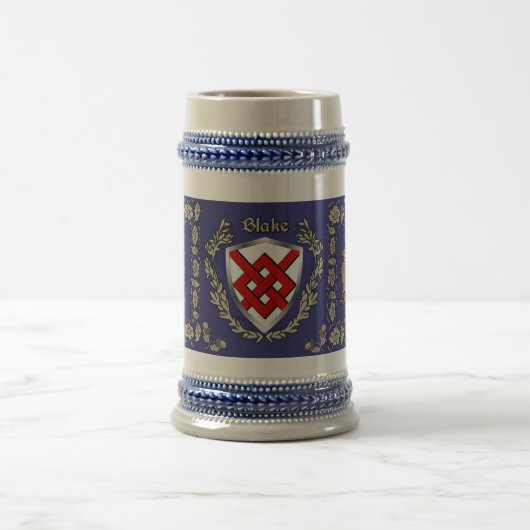 Blake Irish Shield Griffin Stein Bierglas (Mittel)