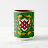 Blake Irish Shield & Griffins Personalisiert Tasse (Zentrum)