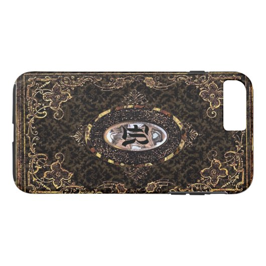Blake-Monogramm Plus Case-Mate iPhone Hülle (Rückseite (Horizontal))