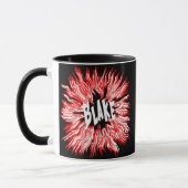Blake Name Star in Rot Tasse (Links)