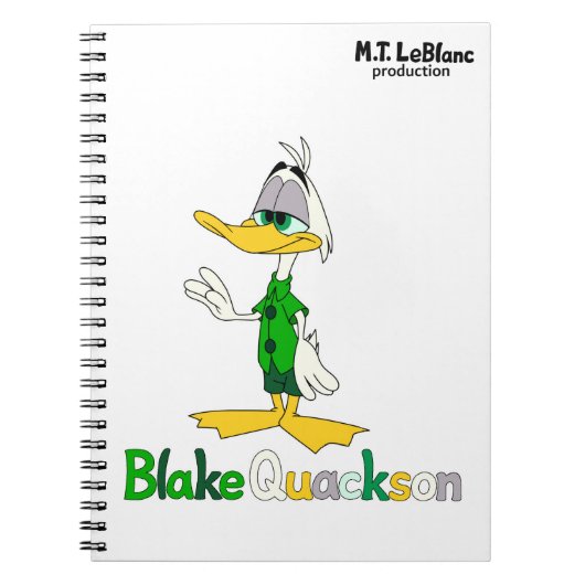 Blake Quackson Notizblock (Vorderseite)