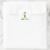 Blake Quackson Quadratischer Aufkleber (Tasche)