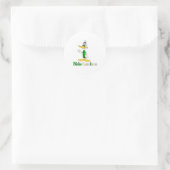 Blake Quackson Rundsticker Runder Aufkleber (Tasche)