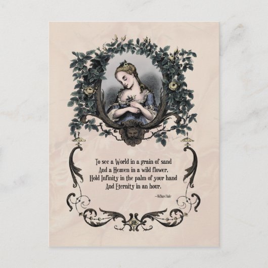 Blake "To See a World" Viktorianische Postkarte (Vorderseite)