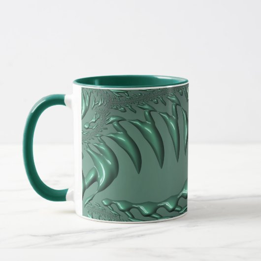 BLAKE ~ Zany 3D Fraktal ~ Green 3D Tasse (Links)