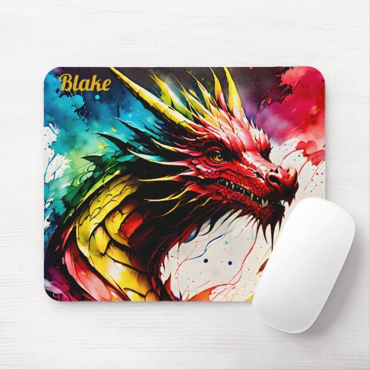 BLAKE ~ Zany Dragon ~ Hell! ~ Mousepad (Mit Mouse)