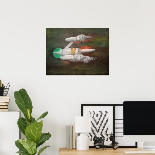 Blakes 7 Liberator DSV Poster (Heimbüro)