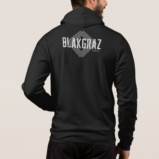 Blakgraz Chaotic Diamond Hoodie (Rückseite)