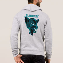 Blakgraz Lucy der Hund mit Kopfhörer Hoodie