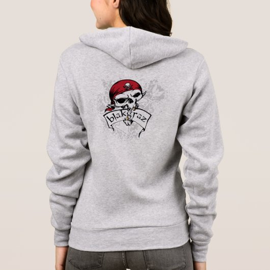 Blakgraz Pirate Skull Hoodie (Rückseite)
