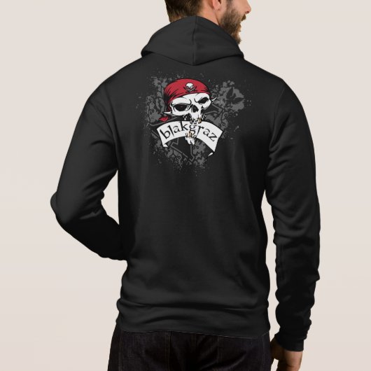 Blakgraz Pirate Skull Hoodie (Rückseite)