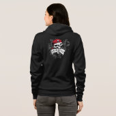 Blakgraz Pirate Skull Hoodie (Schwarz voll)