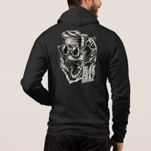 Blakgraz Steampunk Hat und Goggles Hoodie