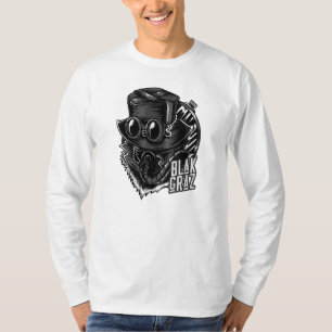 Blakgraz Steampunk-Hut und Schutzbrille T-Shirt