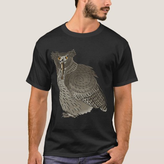 Blakistons Fischuhu T-Shirt (Vorderseite)