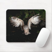 Blakiston's fish owl mousepad (Mit Mouse)