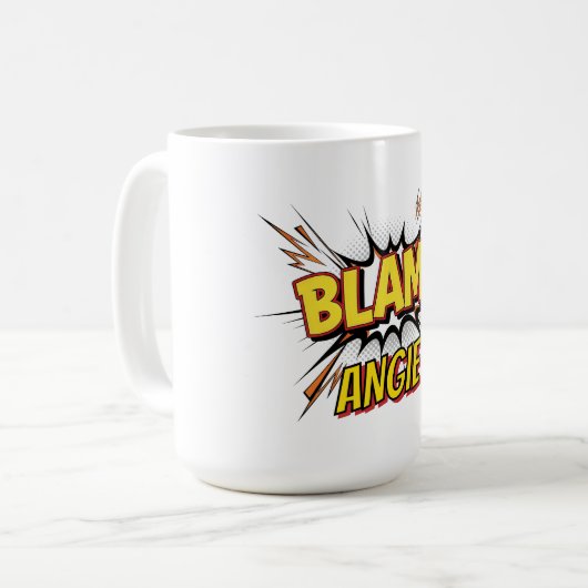 Blam Comic Kaffeetasse (Vorderseite Links)