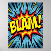 BLAM! Pop Art Comic Poster (Vorne)