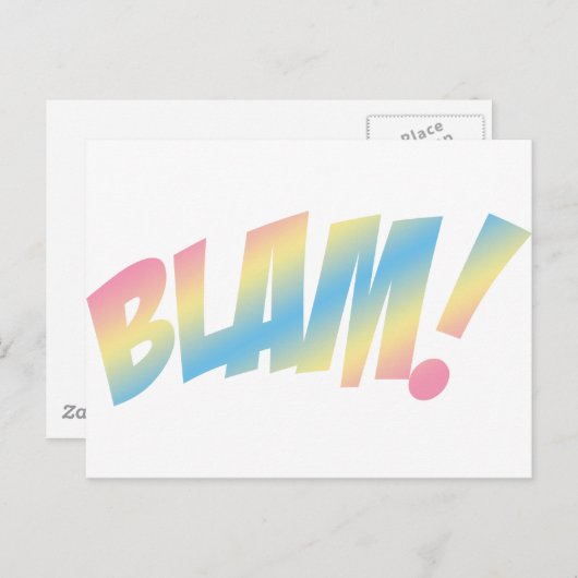 Blam! Postkarte (Vorne/Hinten)