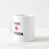 BLAME CANADA KAFFEETASSE (Vorderseite Links)