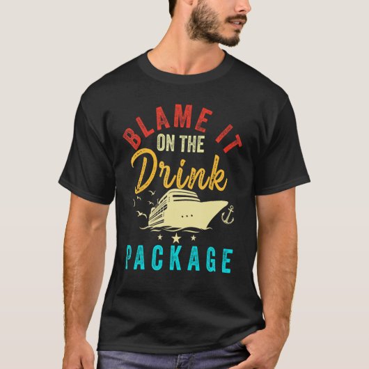 Blame it on The Cruise Package Cruise Cruising Mat T-Shirt (Vorderseite)