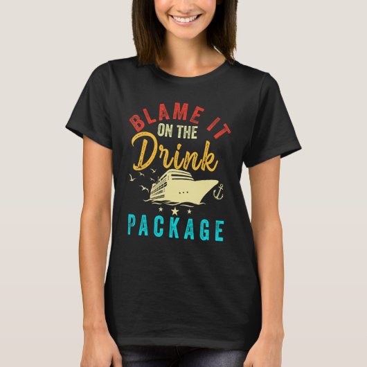 Blame it on The Cruise Package Cruise Cruising Mat T-Shirt (Vorderseite)