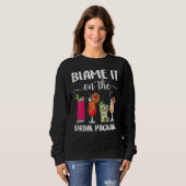 Blame It On The Drink Package Cruise Boat Ship Wa Sweatshirt (Vorne ganz)