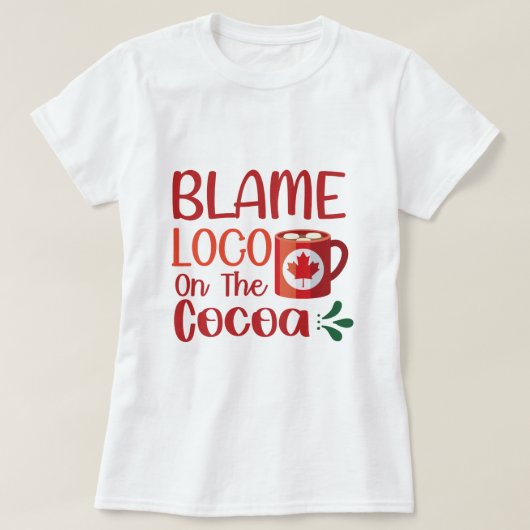 BLAME LOCO AUF DEM Kakao T-Shirt (Design vorne)