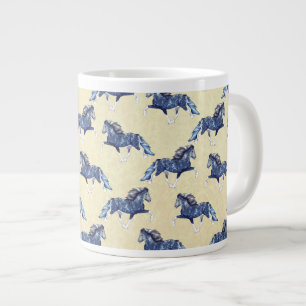Blámóða 2 Blaues Isländisches Pferd Jumbo-Tasse