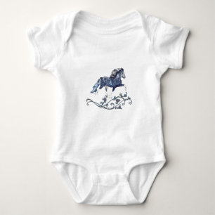 Blámóða Baby Strampler