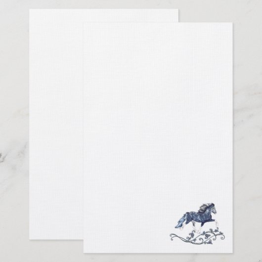 Blámóða Briefpapier (Vorne/Hinten)