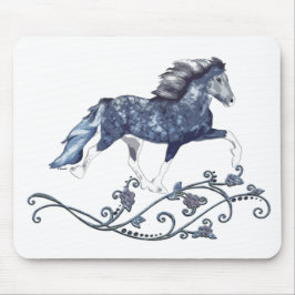 Blámóða Delft Blue Icelandic Horse Mousepad