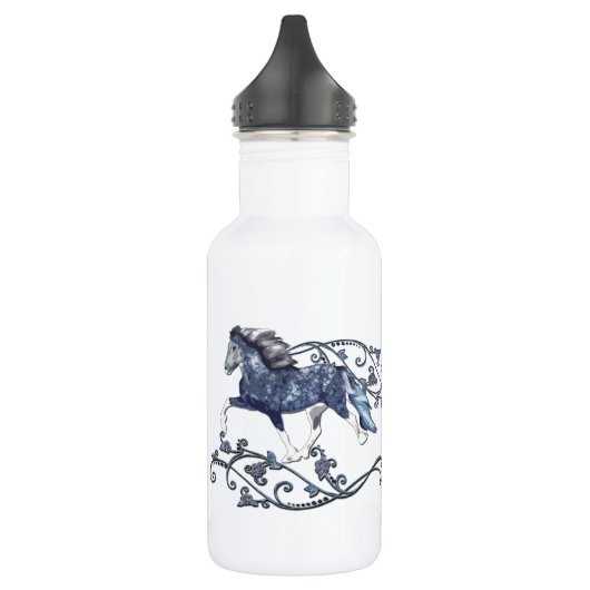 Blámóða Edelstahlflasche (Links)