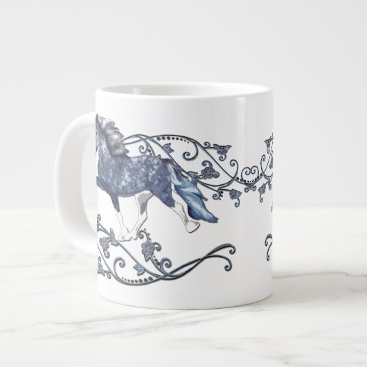 Blámóða Jumbo-Tasse (Vorderseite Links)