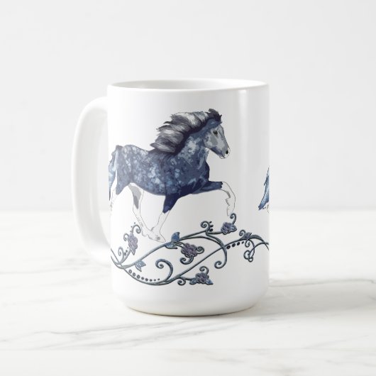 Blámóða Kaffeetasse (Vorderseite Links)