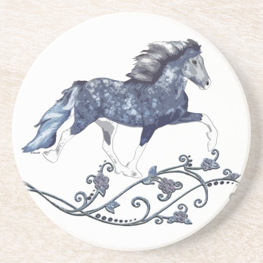 Blámóða Sandstein Untersetzer (Vorne)