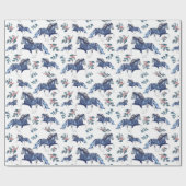 Blámóða und die Blume Geschenkpapier (Flach)