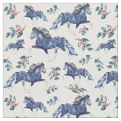 Blámóða und die glücklichen Blume Stoff (Nahaufnahme)