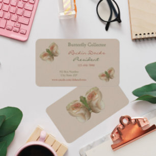 Blanc-Schmetterling Visitenkarte