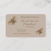 Blanc Water Butterfly Visitenkarte (Vorderseite)