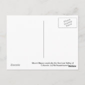 Blanca bei Blanca, CO Postkarte (Rückseite)