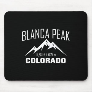 Blanca Peak Colorado Climbing Summit Club Outdoor Mousepad