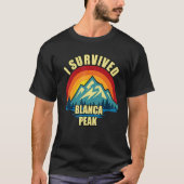 Blanca Peak Hiking Mountian Climbing T-Shirt (Vorderseite)
