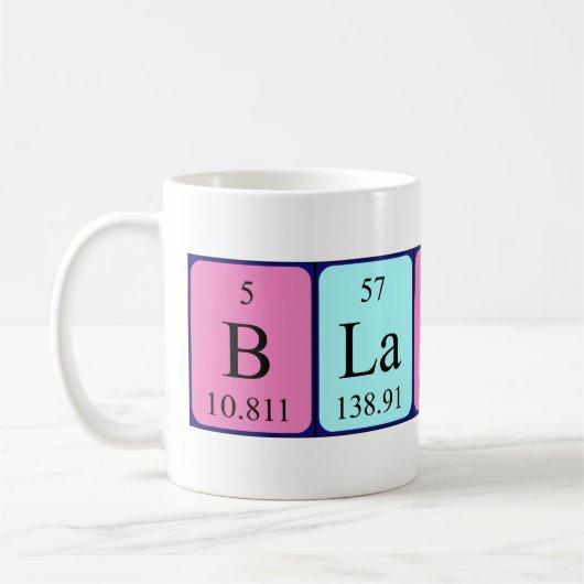 Blanch Periodenname Tasse (Links)