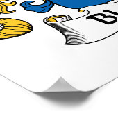 Blanchard Familienwappen Poster (Ecke)