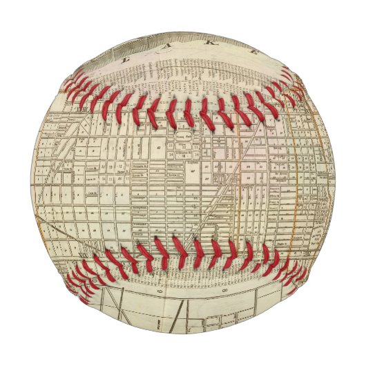 Blanchard-Führerplan von Chicago 2 Baseball (Vorderseite)