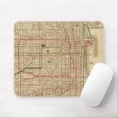 Blanchard-Karte von Chicago Mousepad (Mit Mouse)