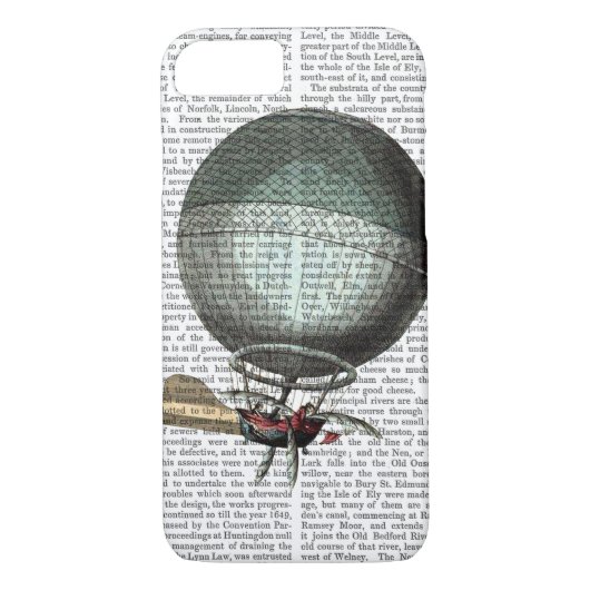 Blanchard Vintage Heißluftballon Case-Mate iPhone Hülle (Rückseite)