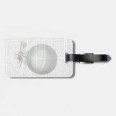 Blanchard Vintage Heißluftballon Gepäckanhänger (Rückseite horizontal)